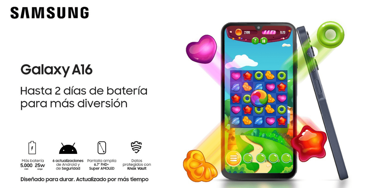 Samsung presenta Galaxy A16 en Bolivia, con hasta seis años de actualizaciones de Android y seguridad