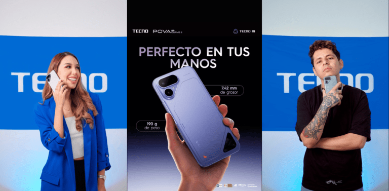 TECNO lanza POVA Curve 2 5G: su diseño ultradelgadode 7.42 mm se une a una mega batería de 8000 mAh