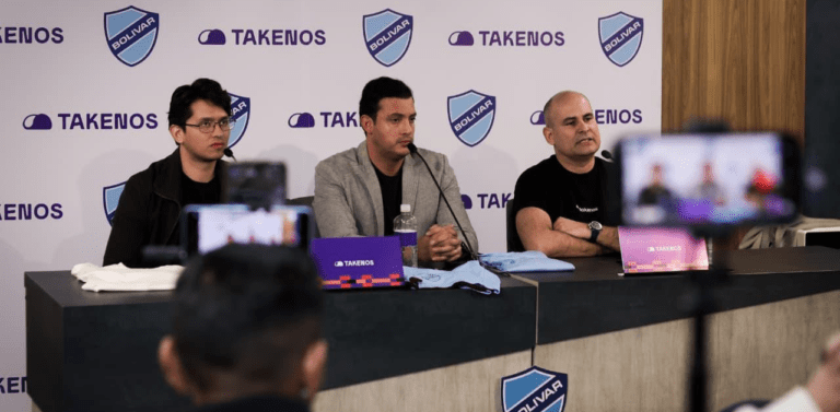 Bolívar suma por primera vez una billetera digital como sponsor y la fintech Takenos entra al fútbol boliviano