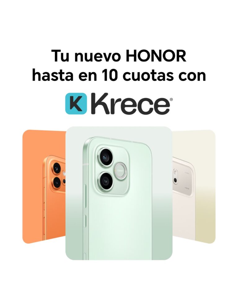 KRECE presenta beneficios exclusivos para adquirir smartphones HONOR en Bolivia